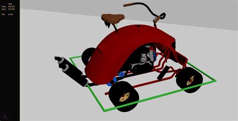 3d Model Gokart Tricycle Vr Ar Low Poly Cgtrader