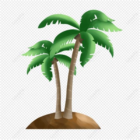 Gambar Pokok Kelapa Di Tepi Pantai - Gambar Pokok Kelapa Pantai Clipart ...