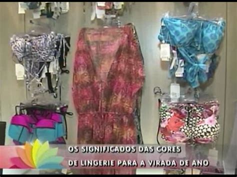 Consultora Ensina O Significado Das Cores De Lingerie Para A Virada De Ano