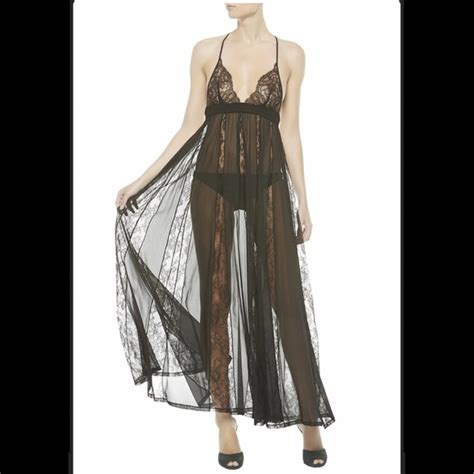 La Perla Intimates And Sleepwear Nwot La Perla Black Tea Rose Silk