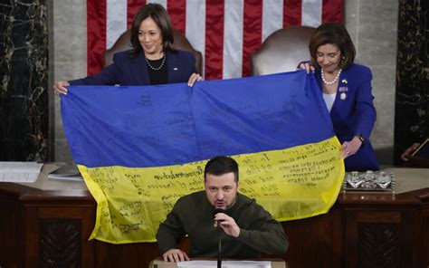 Zelensky Tells Congress Us Aid Is Not Charity Vows Ukraine Will