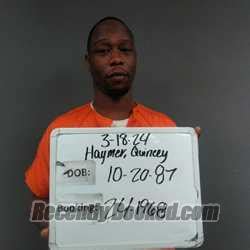 Recent Booking Mugshot For Quincey NMN Junior Haymer In Sebastian