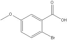 2 溴 5 甲氧基苯甲酸 2 bromo 5 methoxybenzoic acid 22921 68 2 参数分子结构式图谱信息 物