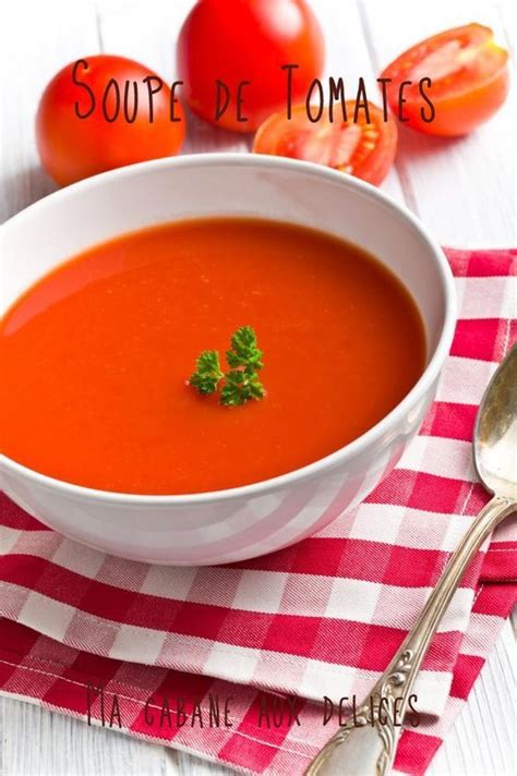 Soupe De Tomates Et Poivrons Rouges Recette Soupe Tomate Recette