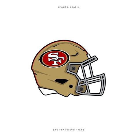 San Francisco 49ers Helmet Fanart NFL American Football | Zeichen ideen ...