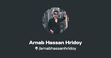 Arnab Hassan Hridoy Instagram Facebook Linktree