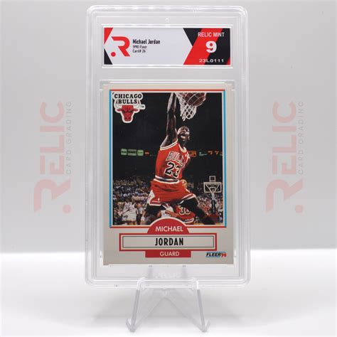 Michael Jordan 1990 Fleer Graded Card