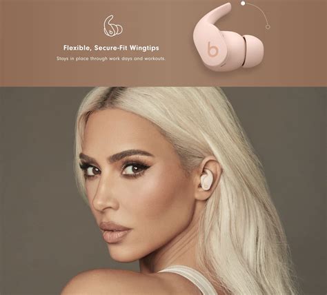 Beats Fit Pro X Kim Kardashian True Wireless Noise Cancelling Earbuds Dune With