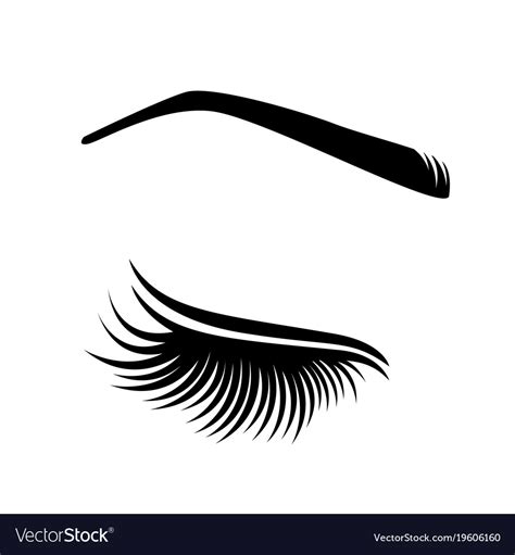 Lashes Royalty Free Vector Image Vectorstock