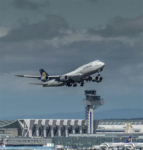 Lufthansa Boeing 747-8 takeoff Photograph by Max Walter - Fine Art America