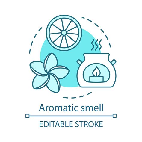 Aromatic Smell Concept Icon Natural Plant Extracts Meditation