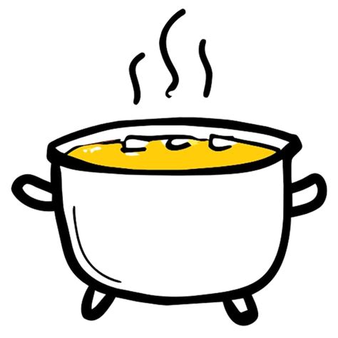 Premium Vector Hot Pot Icon Doodle Fill