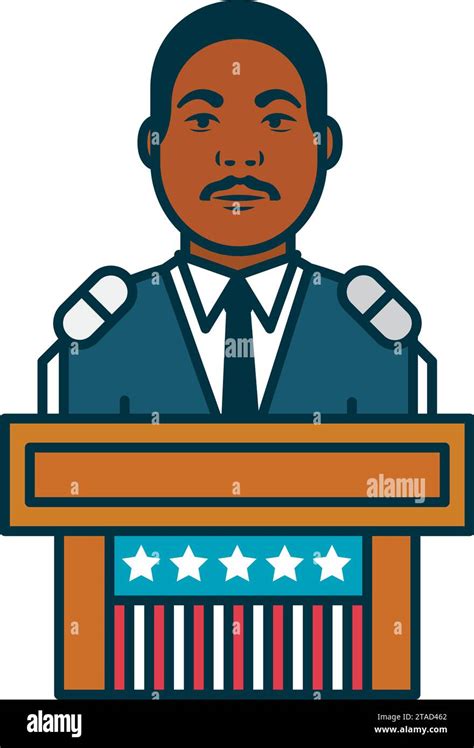 Martin Luther King Illustration Stock Vector Image And Art Alamy