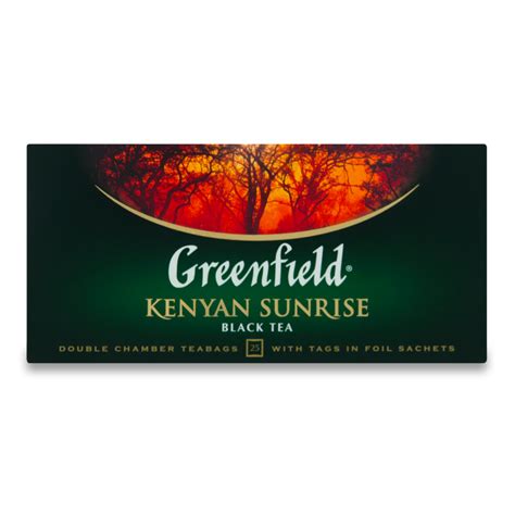 Чай Greenfield Kenyan Sunrise 25пак Кор (Ресей/Россия) купить оптом ...