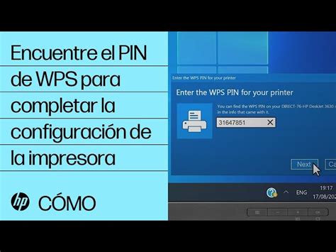 Cómo obtener el PIN WPS de tu impresora HP Guía paso a paso Como