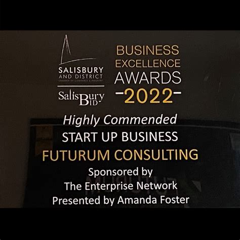 Salisbury Business Excellence Awards Highly Commended Futurum