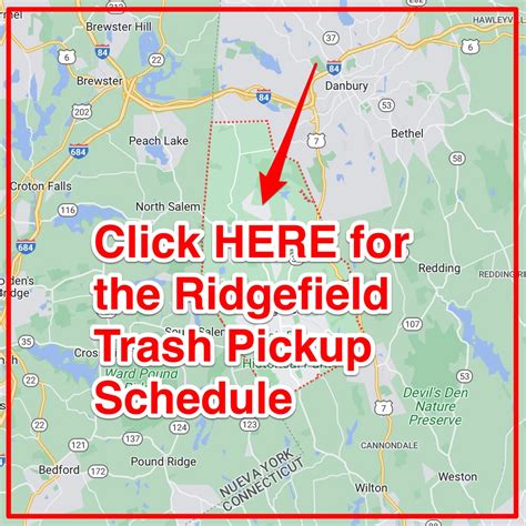 Ridgefield Trash Schedule Bulk Pickup Holidays Map