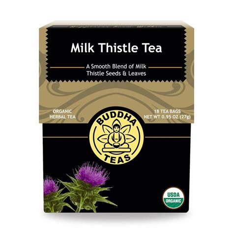 Buddha Teas Organic Milk Thistle Tea 18 Count Smallflower