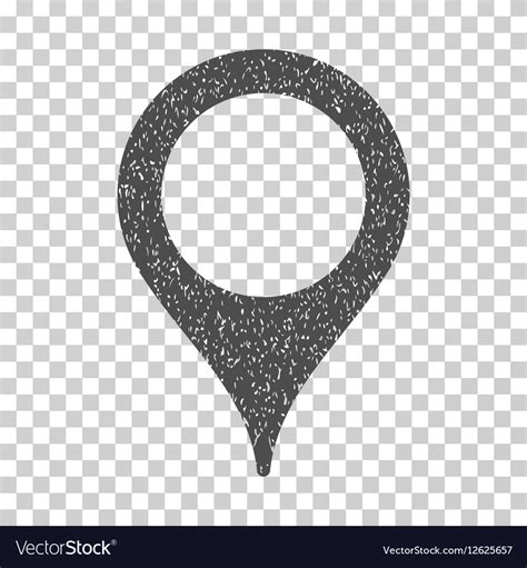 Map Pointer Grainy Texture Icon Royalty Free Vector Image