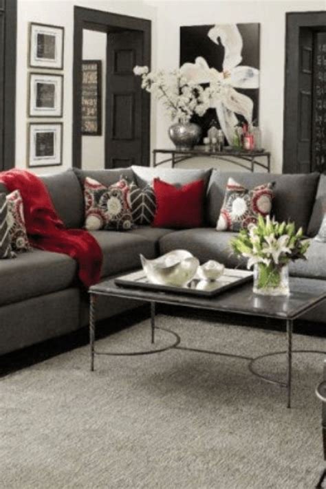 Living Room Ideas Red And Grey Red Living Room Decor Living Room