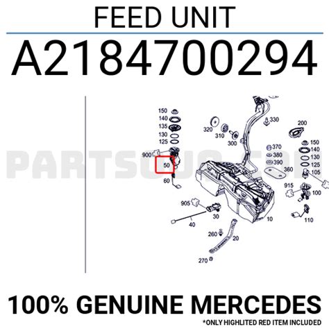 feed unit  mercedes parts partsouq