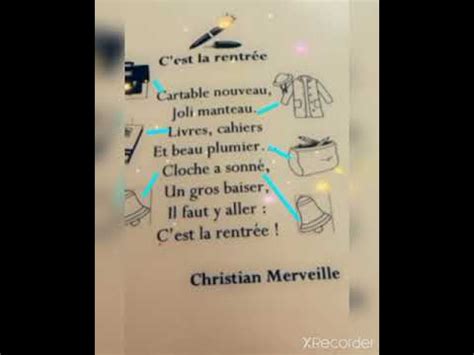 C Est La Rentr E De Christian Merveille Youtube