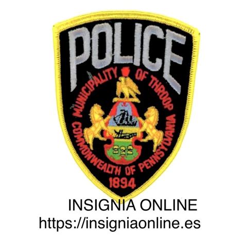 Throop Police Patch Https Insigniaonline Es Police Patches