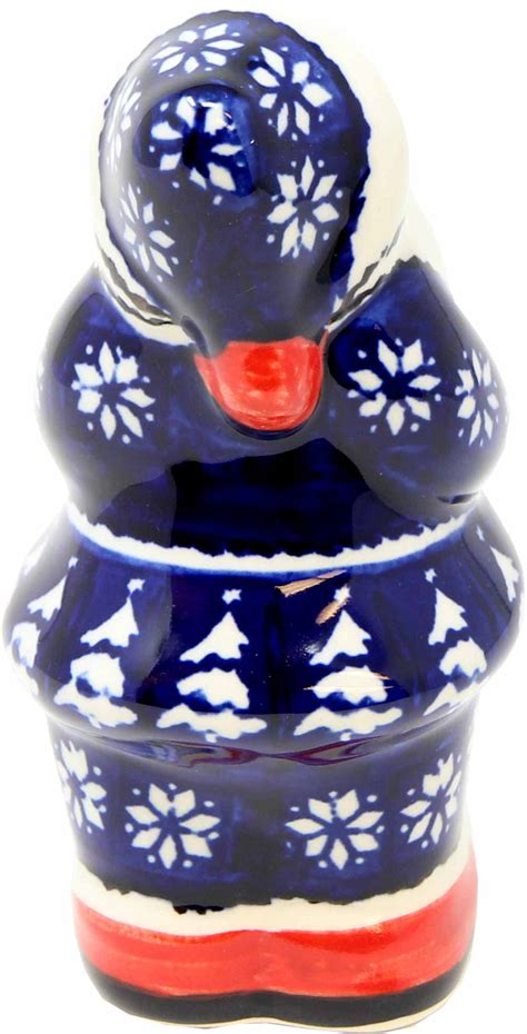 Santa Claus Statue Polish Pottery From Zaklady Etsy