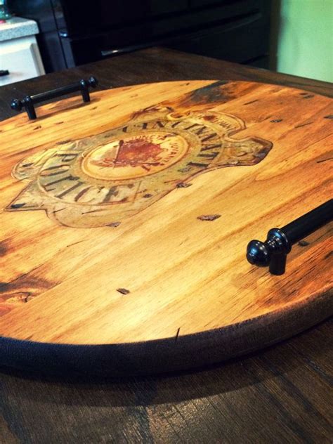 Custom Whiskey Barrel Top Tray | Custom whiskey barrel, Whiskey barrel ...