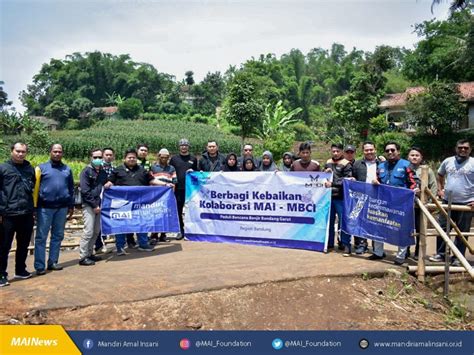 Mbci Dan Mandiri Amal Insani Perwakilan Jawa Barat Salurkan Bantuan