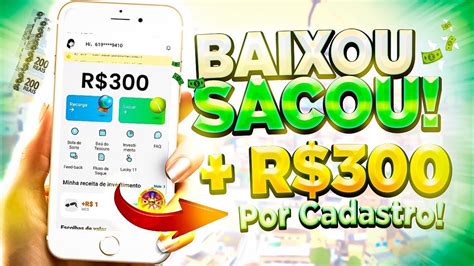 Lan Amento Baixou Esse App J Ganha R No Cadastro E Saca No Pix