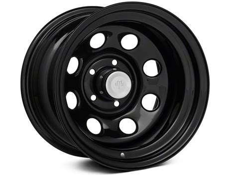 Mammoth Jeep Wrangler 8 Black Steel Wheel - 15x10 J100954 (87-95 Jeep ...