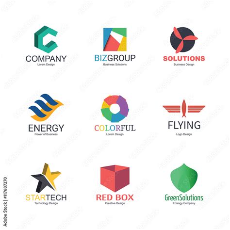 Abstract Logo Design Stock Vector Adobe Stock