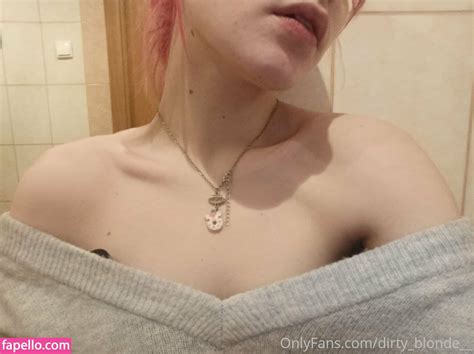 Ddirtybblond Dirty Blonde Nude Leaked Onlyfans Photo Fapello