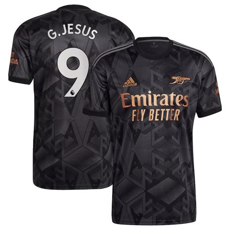 Maillot Arsenal Ext Rieur G Jesus Foot Soccer Pro