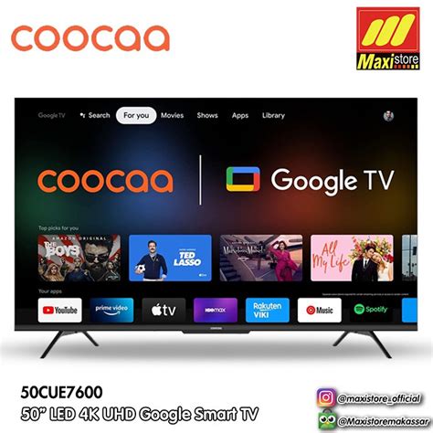 Jual Coocaa Cue Google Smart Tv K Uhd Inch Garansi