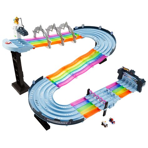 Hot Wheels Mario Kart Rainbow Road Raceway Set Is Launching This Week Nintendo Life