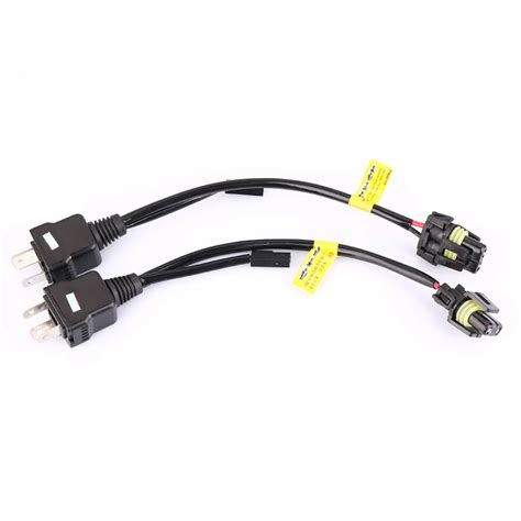 Pair Easy Relay Harness For H Hi Lo Bi Xenon Hid Bulbs Bulb Relay