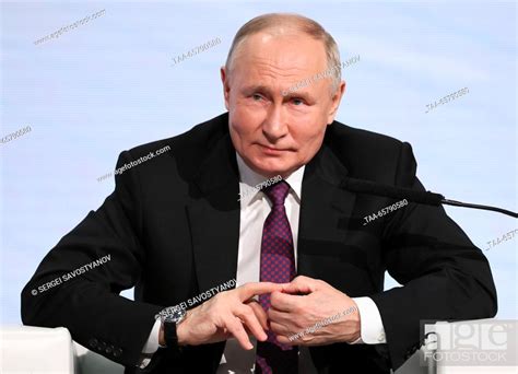 RUSSIA, MOSCOW - DECEMBER 15, 2023: Russia's President Vladimir Putin ...