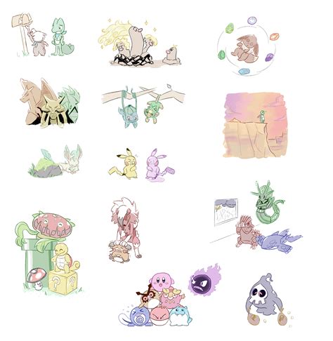 Here are some Pokemon sketches I recently drew! : pokemon