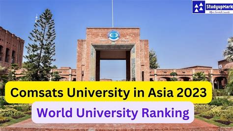 COMSATS University Islamabad latest THE World University Ranking in ...