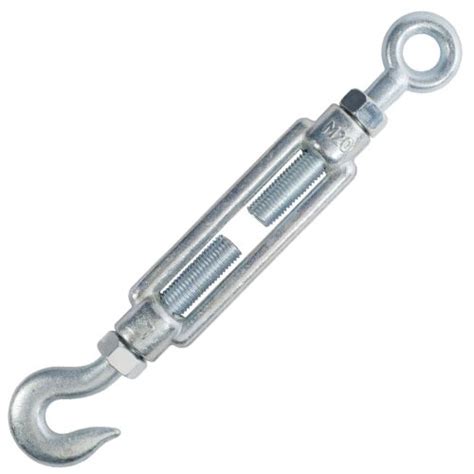 Mm Bzp Hook Eye Turnbuckle Locking Nuts Gs Products