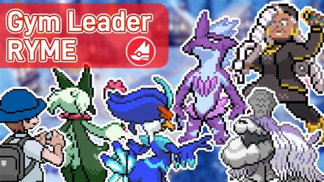 Gym Leader Ryme Battle On The Game Boy Advance Pokemon Scarlet And