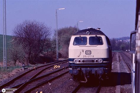 Baureihe 215 Lokomotiveinsatz auf der Angertalbahn