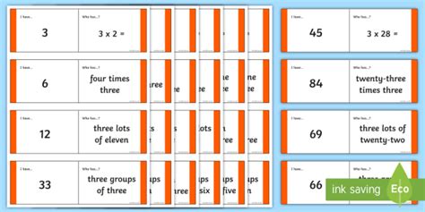 Loop Cards 3 Times Table Loop Cards 3 Times Table Times Tables Times