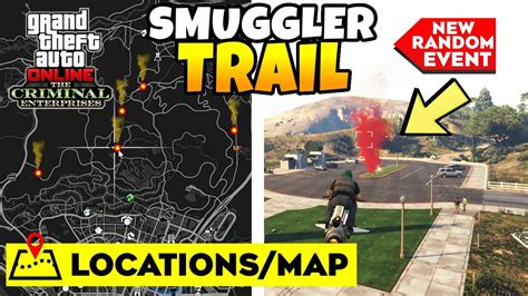 Gta Online Smuggler Trail Locations With Map New Random Event Youtube