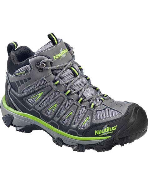 Nautilus Men's Lightweight Waterproof HIker Work Boots - Steel Toe ...