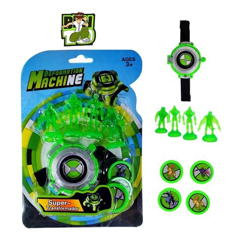 Rel Gio Ben Luz E Som Omnitrix Infantil Aliens Shopee Brasil