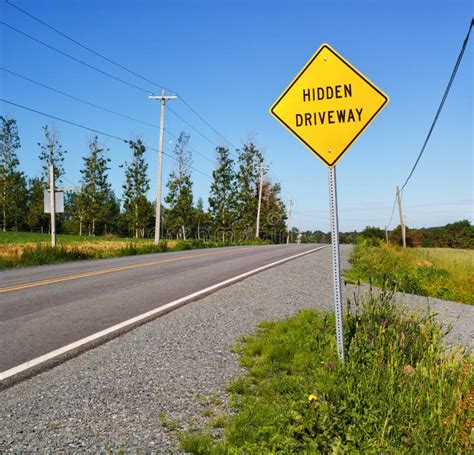 Blind Driveway Sign