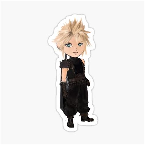 Cloud Strife Sticker For Sale By Imurtopo Redbubble